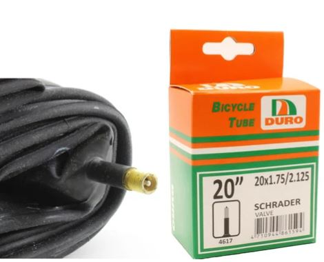 DURO 20 x 1.75/2.125 Schrader Tube