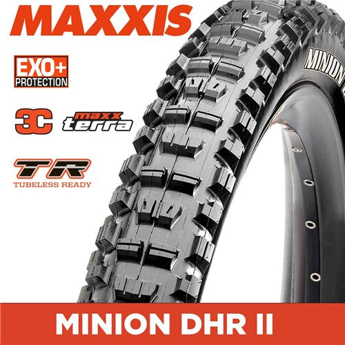 MAXXIS Minion DHR II - 27.5 X 2.40 WT Folding 60TPI EXO+ 3C MaxxTerra TR